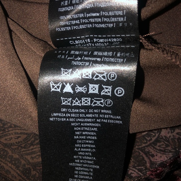 MARCIANO Sleeveless A-Line Dress in Brown Paisley + Crush Velvet Floral … - Picture 11 of 12